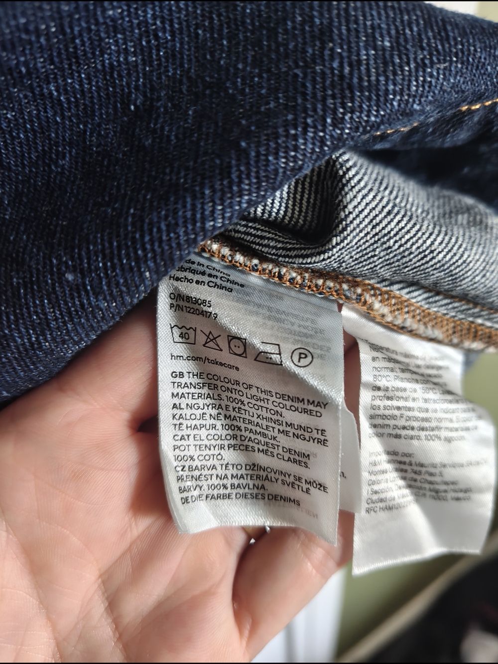 H&M Dark Indigo Denim Shift Dress - Picture 5 of 5